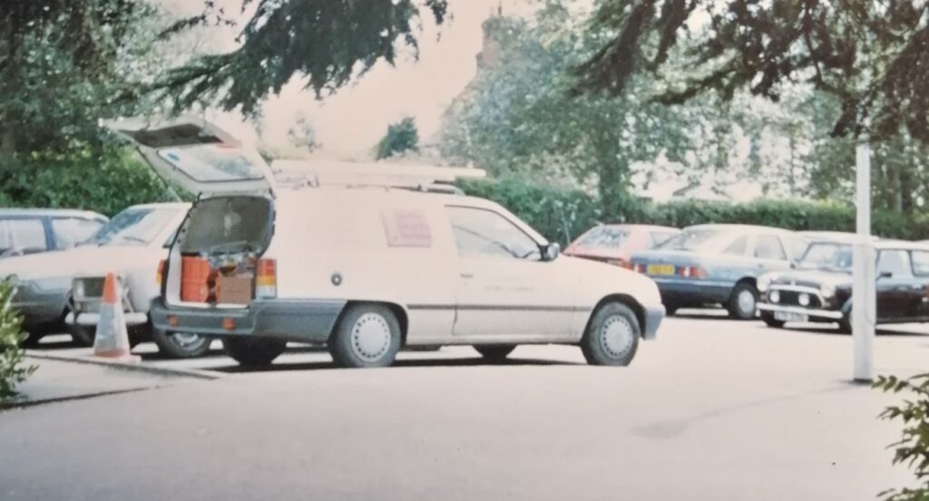 Smiths van in Reading