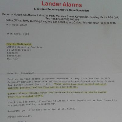 letter from 1988